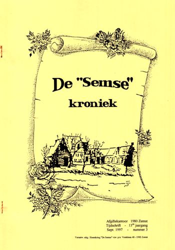 Kaft van Semse Kroniek 1997-3